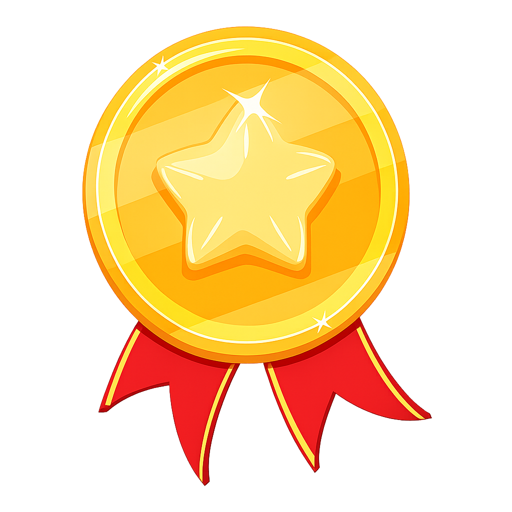 Say Less award medal